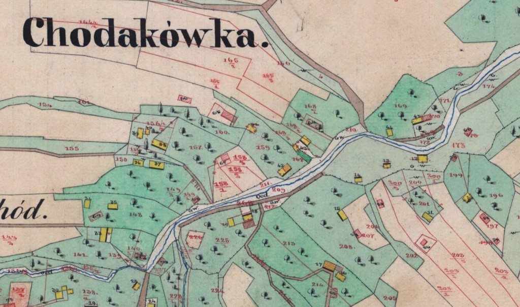 Chodakowka Map Excerpt