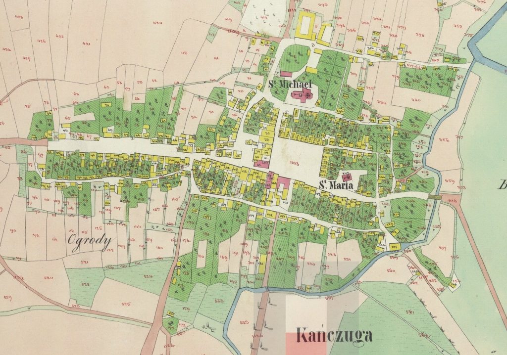 1849 Cadastral Map of Kańczuga